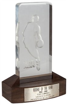 1982-83 Terry Cummings NBA Rookie Of The Year Award (Cummings LOA)